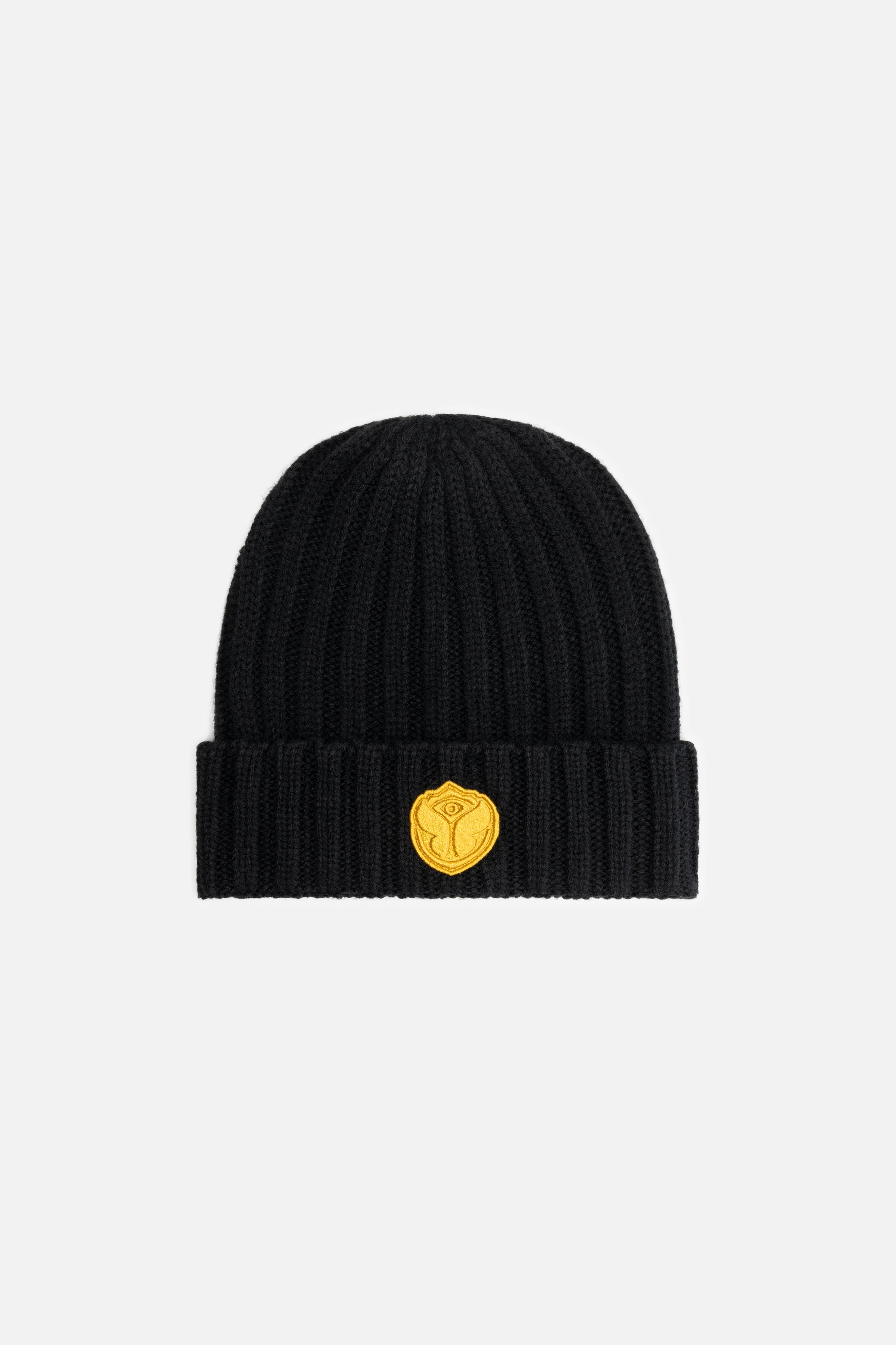 GOLD ICON RIB BEANIE - 1