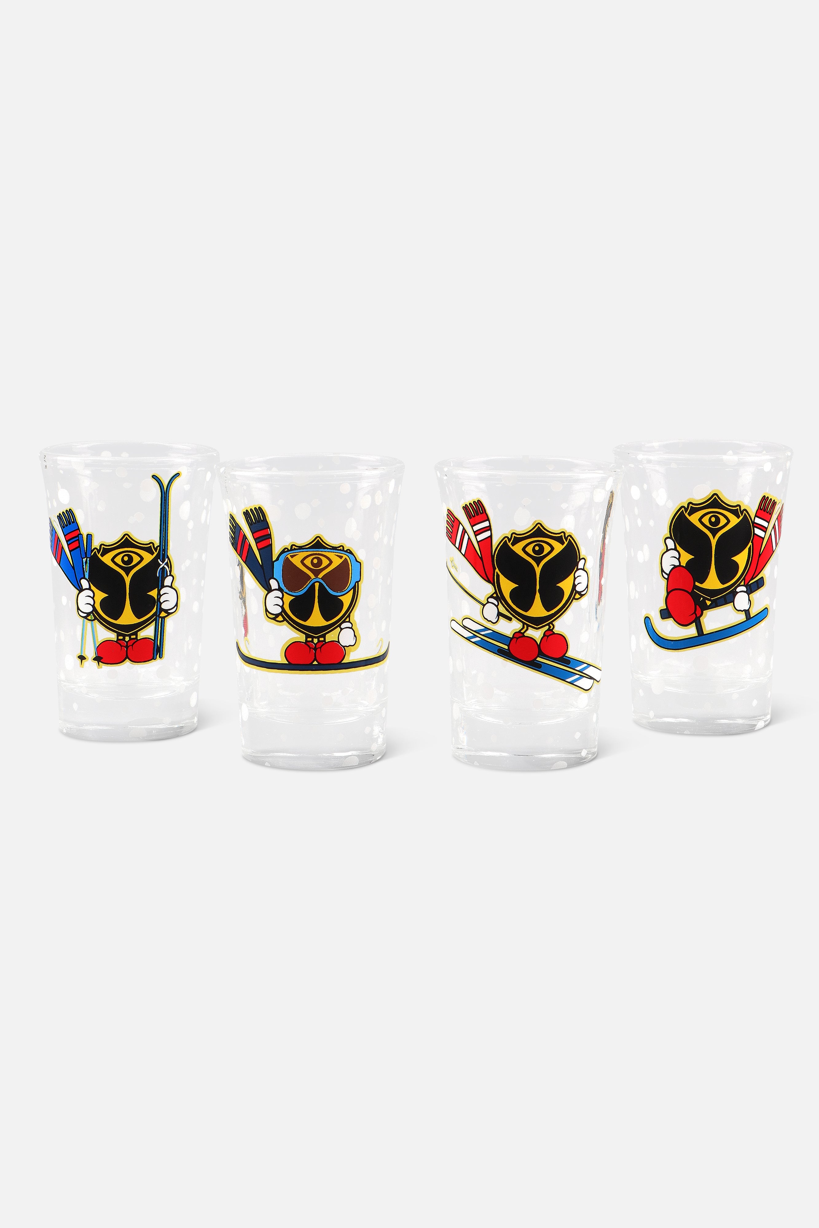 HAPPICON SKI SHOTGLASSES 4PCS - 4